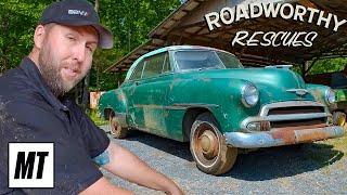 This 1951 Chevrolet Deluxe Has Been Sitting For 44 Years! | Roadworthy Rescues