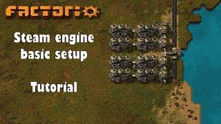 Factorio - Basic steam engine electricity setup [Tutorial]