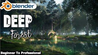 Create a Haunting Deep Forest in Blender: Step-by-Step Tutorial!