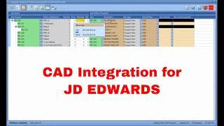 CAD Integration for JD EDWARDS