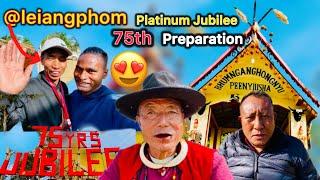 75th platinum jubilee hall preparation all most done Bhumnyu village longleng ​⁠@leiangphom2578