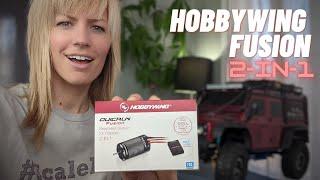 My TRX-4 Gets a SICK motor/ESC upgrade! Hobbywing Fusion 2-in-1 Install, Run & Review