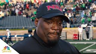 Thomas Hammock can’t contain pride after Northern Illinois upsets Notre Dame | NBC Sports