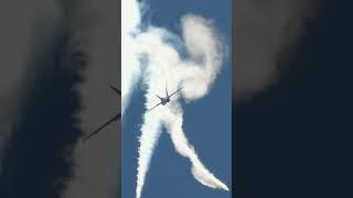 Number 6 Blue Angels Delta Breaks for Loop Break Cross | Epic Aerial Maneuver with Smoke Trails