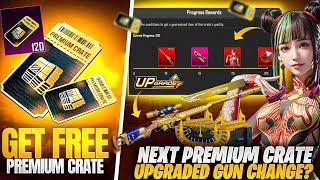 Next Premium Crate Upgraded Gun Change? | Premium Crate Mythic Outfit | 4x Rp Giveaway | Pubgm\Bgmi