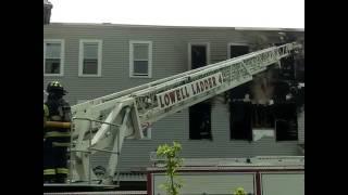 The Lowell Sun Lowell fire respond to 2 alarm on Lakeview ave @lowellsunnews