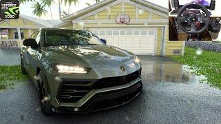 The Crew Motorfest - Lamborghini URUS - driving in rain