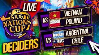 SAX NATIONS CUP DECIDERS, Vietnam vs  Poland | Argentina vs Chile #ageofempires2 #aoe2   (12-10-24)