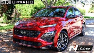 2022 Hyundai Kona N-Line Turbo - POV Test Drive 4K (Binaural Audio) Harman Kardon Sound System