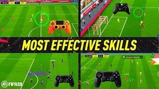 FIFA 20 MOST EFFECTIVE SKILLS TUTORIAL - BEST MOVES TO USE IN FIFA 20 - BECOME A DIVISION 1 PLAYER