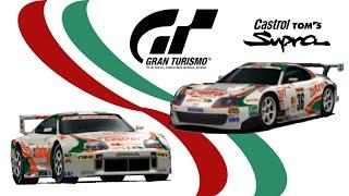 The Castrol Tom's Supras of Gran Turismo