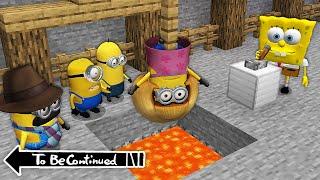 TRAPS for MINIONS in MINECRAFT - SPONGEBOB Coffin Meme