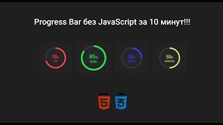 Создание cтильного, функционального, а самое главное простого progress bar на HTML + CSS