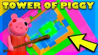 Tower of Piggy | Building Tower of Hell in Piggy New Build Mode