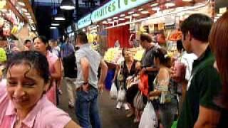 Pick Pocketer caught by force off Las Ramblas in Barcelona at the Boqueria