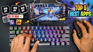 2024  New apps to play free fire with keyboard and mouse in mobile| keyboard and mouse in mobile