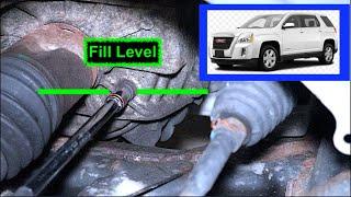 How to Check Transmission fluid GMC Terrain 2.4L Ecotec