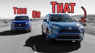 2025 Toyota RAV4 Hybrid VS Honda CRV Hybrid! The Upsetting Comparison…