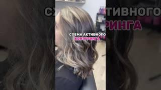 Схема контуринга #окрашиваниеволос #колористика #тонированиеволос