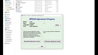 Epson L110 L210 L300 L350 L355 Resetter or Free Adjustment Program Download