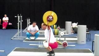 Ilya Ilin 160kg Snatch Full Speed Plus Slow Motion Bar Path