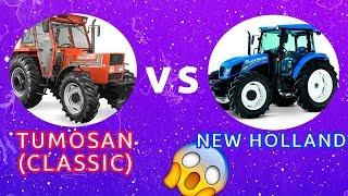 TUMOSAN 75 л.с. против NEW HOLLAND 75 л.с. Тотальное уничтожение!