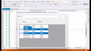 Search in entire DataGridView control in C# | Generic search method