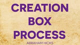 This Is The Right Way To Do The Creation Box  ~ Abraham Hicks