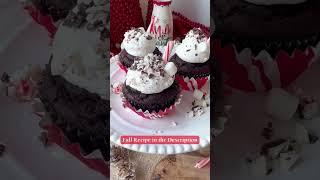 Hot Chocolate Cupcakes #chocolate #cupcake #chocolatecake #recipe #hotchocolate #trending #fyp