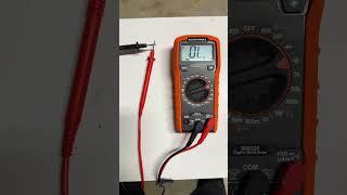 Continuity test with a multimeter #maintenance #multimeter #electrical