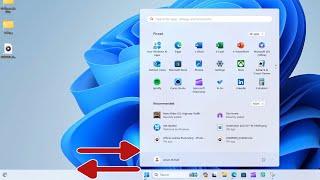 How to Move the Taskbar Icons to the Left on Windows 11 | Windows 11 Taskbar