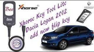 Xhorse key tool lite vvdi bee dacia logan 2012 add flip key