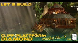 ASA Aberration  Cliff  Platform Base / Cliff Platform Diamond / ASA PvE Cliff Platform Base Design