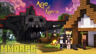 MMORPG с ДЕВУШКОЙ - ВЕДЬМОЙ / Minecraft MMORPG - Age of Karos