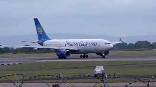 Amazing - Engine Failure Thomas Cook A330 200 at Manchester Airport