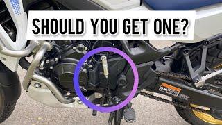 The Honda Transalp XL 750 Quick Shifter