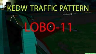 FSX: Edwards AFB (KEDW) Traffic Pattern - VFR - LOBO11