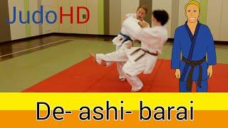 Gelb- Orange: De- ashi- barai [Judo]