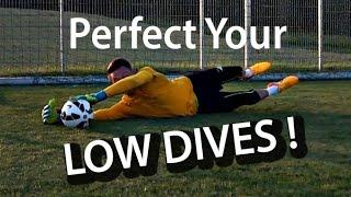 Low Diving | Goalkeeper Technique | Virtual Goalkeeper Coaching | GKeeping