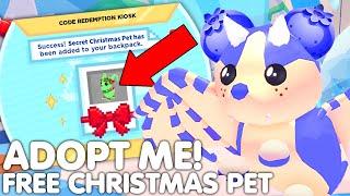 HURRY CLAIM THIS NEW FREE CHRISTMAS PET YOU HAVE 24 HOURS!ADOPT ME ROBLOX