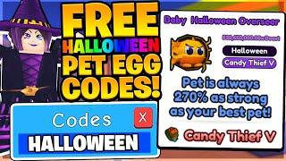 FREE HALLOWEEN PET EGG CODES IN ARM WRESTLE SIMULATOR