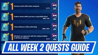 Fortnite Complete Week 2 Quests - How to EASILY Complete Week 2 Challenges in Chapter 6 Season 1