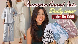 Summer Daily Coord Sets l Under Rs. 1000 #haul