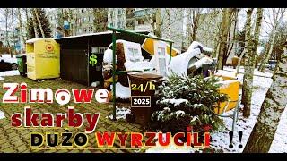 Wyrzucają zimowe skarby na śmietniki!SZOK!Można znaleść wszystko w śmieciach!zerowaste!vintage!PL!