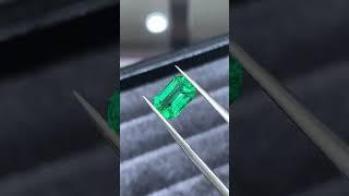 Lab Grown Colombian Vivid Green Emerald 1.99 ct #green #emerald #colombia #gemstonejewelry #gems