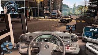 Bus Simulator 21 - Mercedes Electric Bus riving Experience - Steering wheel