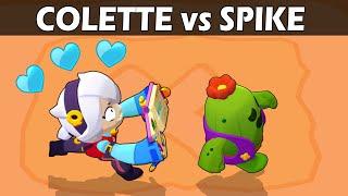 COLETTE vs SPIKE | 1vs1 | 28 Test | Brawl Stars