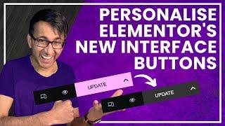 Personalise Elementor's NEW Interface Button Color/Colour - Wordpress Elementor Code Snippet