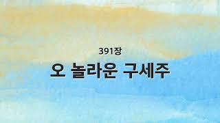 [새찬송가 반주] 391장 오 놀라운 구세주 MR