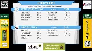 Ottery St Mary CC 2nd XI v Sidmouth CC 2nd XI